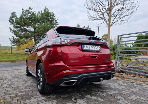 Ford EDGE cena 74500 przebieg: 263250, rok produkcji 2016 z Ustroń małe 211